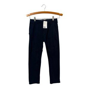 H&M Boys Blue Pants Size 8-9 New With Tags Adjustable Waist Chino